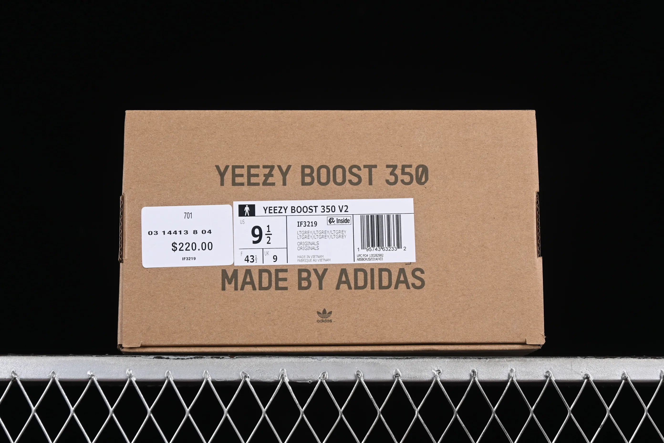 All Categories Ad Yeezy Coconut Series Ad Yeezy 350 Boost V2 "Space ash" IF3219 Adidas Coconut 350 Second Generation New Space Gray Color
